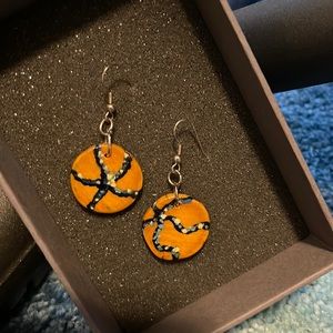 Hand Painted Earrings from Dominica